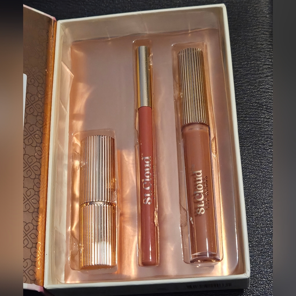 St. Cloud Pout Magic Lipstick Set in Shade Pink Blush